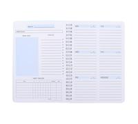 PATIKIL Undated Weekly Planner, A5 8.3 x 5.7 Inches 52 Sheets Weekly to Do List Planner Daily Goals Notebook with Spiral Binding Habit Tracker, Blue