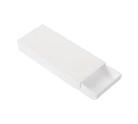 PATIKIL Under Table Drawer, Slide Out Hidden Self-Adhesive Pencil Tray Drawer Storage Organizer for Office Home Kitchen, White