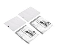 PATIKIL Universal Luggage Protector with Fastener 22 Inch, 2 Pack Portable Clear PVC Antistatic Waterproof Dust Cover for Suitcase, Grey