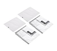 PATIKIL Universal Luggage Protector with Fastener 28 Inch, 2 Pack Portable Clear PVC Antistatic Waterproof Dust Cover for Suitcase, Grey