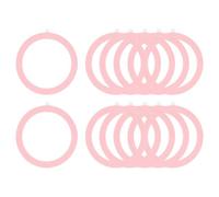 PATIKIL Universal Round Magnetic Adapter Ring, 12 Pcs Ultra-Thin Sticker Ring Adhesive Metal for Phone Cases Holder Wireless Charging Car Magnetic Mount Conversion Kit, Pink
