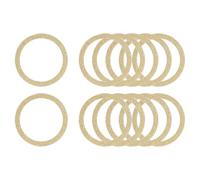 PATIKIL Universal Sparkle Magnetic Adapter Ring, 12 Pcs Ultra-Thin Sticker Ring Adhesive Nickel-Iron Alloy for Phone Cases Holder Wireless Charging Car Mount Kit, Yellow