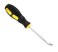PATIKIL Upholstery Staple Remover, 4" V Curved Construction Staple Puller Staple Nail Tack Tool for Furniture Wooden Floor Photo Frame, Yellow