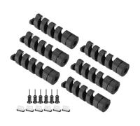 PATIKIL USB Dustproof Protectors Set, 18Pcs Type-C Dust Plugs Earphone Dust Caps Charging Port Cover Cable Protector for Laptops Desktops Computer Mobile Phones Headphones, Black
