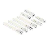 PATIKIL USB Night Light, 2 Set Portable Plug-in Mini LED Lamp Stick for Home Decor Reading Sleeping Camping, White