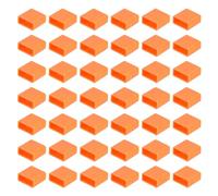 PATIKIL USB Type A Port Plugs Covers Caps, 50Pcs Silicone Anti Dust Protector for Smartwatch Telephone Computer Camera Mobile Hard Discs USB Male Ports, Orange