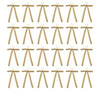 PATIKIL Velvet Bows, 24 Pcs Velvet Ornaments Ribbon Gift Bows Vintage Wreath Bow for Christmas Tree Wedding Birthday Parties Decor, Khaki (5/8" Width, 5x7 Inch)