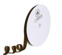 PATIKIL Velvet Ribbon 9/16 Inch 25 Yard, 1 Roll Polyester Single Face Spool for Gift Wrapping Wedding Flower Bouquet Bow Handmade Craft Decoration, Brown