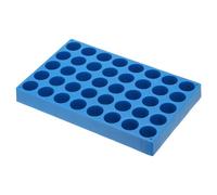 PATIKIL Vial Rack for 20ml Autosampler Vials, Vial Tray Holder 40-Well Stackable Test Tube Rack Vial Holder for Microcentrifuge Tubes, Blue