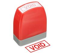 PATIKIL Void Notice Stamp Self Inking, Red Ink Office Pre Inked Message Stamp for Business, Red