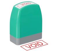 PATIKIL Void Notice Stamp Self Inking, Red Ink Refillable Office Business Stamp Pre Inked Stamper, Green