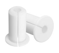 PATIKIL Wall Grommets for Cables 3/4", 2 Pcs Cable Routing Kit Silicone Hole Grommet Feed Through Bushing for Ethernet Accessories with 7.5mm Hole, White
