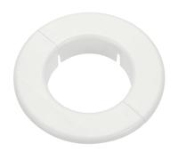 PATIKIL Wall Split Flange 2.7" (68mm), Round Detachable Escutcheon Plate Buckles Water Pipe Cover for Kitchen Bathroom Air Conditioner Arm Pipe Faucet Decoration, White