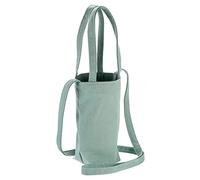 PATIKIL Water Bottle Carrier, Green Canvas, 8 x 8 x 35cm, Hand and Shoulder Strap, Unisex, Solid Pattern