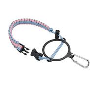 PATIKIL Water Bottle Holder, Paracord Handle Carrying Lanyard Strap Carrier with Ring for 12oz to 64oz Wide Mouth Bottles, Light Pink, Light Blue