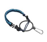 PATIKIL Water Bottle Holder, Paracord Handle Carrying Lanyard Strap Carrier with Ring for 12oz to 64oz Wide Mouth Bottles, Blue, Dark Blue