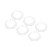 PATIKIL Water Pipe Cover Decoration Fit 2.95"/75mm, 6Pcs Flange Water Pipe PP Plastic Escutcheon Plate Collar Drain Line Cover Radiator for Wall Pipe Tube Decor, White