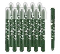 PATIKIL Watercolor Gel Crayon, 12Pcs Washable Twist Crayons for Coloring, Drawing, Painting, Dark Green