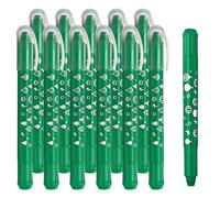 PATIKIL Watercolor Gel Crayon, 12Pcs Washable Twist Crayons for Coloring, Drawing, Painting, Green