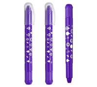 PATIKIL Watercolor Gel Crayon, 3Pcs Washable Twist Crayons for Coloring Drawing Painting, Purple