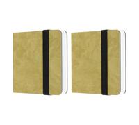 PATIKIL Watercolor Journal, 48 Sheets(2Pcs) 4x4 Inch 100% Cotton Cold-Pressed Watercolor Paper Handbook Sketchbooks 140lb/300 GSM Fine Lines for Art Painting Drawing Artist, Yellow