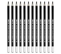 PATIKIL Watercolor Pencil, 12Pcs Water Soluble Pencils for Blending, Coloring, Sketch Drawing, Painting, Black