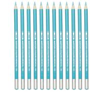 PATIKIL Watercolor Pencil, 12Pcs Water Soluble Pencils for Blending, Coloring, Sketch Drawing, Painting, Sky Blue