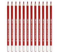 PATIKIL Watercolor Pencil, 12Pcs Water Soluble Pencils for Blending, Coloring, Sketch Drawing, Painting, Red