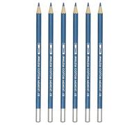 PATIKIL Watercolor Pencil, 6Pcs Water Soluble Pencils for Blending, Coloring, Sketch Drawing, Painting, Blue