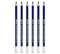 PATIKIL Watercolor Pencil, 6Pcs Water Soluble Pencils for Blending, Coloring, Sketch Drawing, Painting, Dark Blue