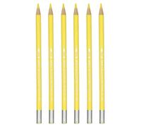 PATIKIL Watercolor Pencil, 6Pcs Water Soluble Pencils for Blending, Coloring, Sketch Drawing, Painting, Light Yellow