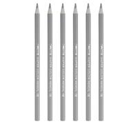 PATIKIL Watercolor Pencil, 6Pcs Water Soluble Pencils for Blending, Coloring, Sketch Drawing, Painting, Silver
