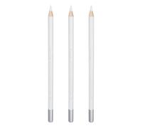 PATIKIL Watercolor Pencils, White Color Pencil Set Sketch Coloring Drawing Colored Pencils Bulk Artist Drawing Supplies for Adult Coloring Book Blending, 3 Pcs