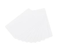 PATIKIL Waterproof Blank Shipping Tags 3" x 1.6", 50 Pcs Plastic Price Hang Labels Tags with Hole for Luggage Labeling Clothing Marking Identification, White