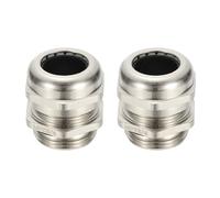 PATIKIL Waterproof Electrical Cable Glands, NPT3/4 2 Pcs 1/2" to 5/7" Nickel-Plated Brass Cord Grip Electric Wire Connector Wire Protector for Outdoor Cable Box Enclosure Junction Box