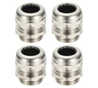 PATIKIL Waterproof Electrical Cable Glands, NPT3/4 4 Pcs 1/2" to 5/7" Nickel-Plated Brass Cord Grip Electric Wire Connector Wire Protector for Outdoor Cable Box Enclosure Junction Box