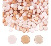 PATIKIL Wax Seal Beads, 300 Pcs 3 Colors Wax Sealing Beads Set for Sealing Letters, Invitations, Gift Wrapping, Envelope Mailing Crafts DIY, Powder/Light Pink/Apricot Skin