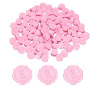 PATIKIL Wax Seal Beads, 400 Pcs Hexagon Sealing Beads Kit for Wax Seal Stamp for Wedding Invitation Letter Envelope DIY Crafts Card Gift Wrapping, Pink