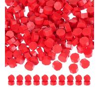 PATIKIL Wax Seal Beads, 720 Pack Sealing Wax Beads Octagon Wax Seal Stamp Beads for Stamp Seals for Letter Wedding Invitation Envelope Craft, Red