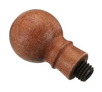 PATIKIL Wax Seal Stamp Handle Only, Wooden Handle Replacement Sealing Stamp Handles for Wedding Invitation Card Letter Envelope Style 12, Brown