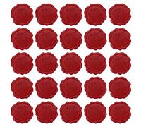 PATIKIL Wax Seal Stickers, 25 Pcs Embossed Self Adhesive For You Sticker for Envelope Letter Wedding Invitation Card Birthday Party Gift Wrap, Red
