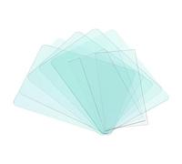PATIKIL Welding Helmet Lens, 5pcs 4.5" x 3.5" for Outer 3pcs 4" x 1.85" for Inner Clear PC Weld Hood Protective Replacement Covers