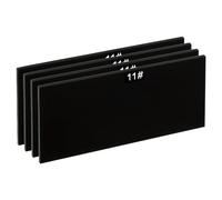 PATIKIL Welding Len Shade 11 Glass 4-1/4"x 2", 4 Pack Hardened Glass Black Darkening Filter Plates Covers Replacement for Weld Helmet Hood