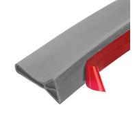 PATIKIL Wet Room Floor Barrier 5cm x 1 Meter, Self Adhesive Shower Threshold Water Barrier Bath Seal Trim Strip for Bathroom Kitchen, Gray