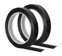 PATIKIL Whiteboard Tape 15mm 5/8", 2 Pack Thin Dry Erase Tape for Graphic Chart Marking DIY Art, Black