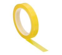 PATIKIL Whiteboard Tape, 16mm 5/8" Width Art Tape Dry Erase Board Pinstripe Thin Tape for Graphic Chart Grid Drafting Electrical Marking, Dark Yellow