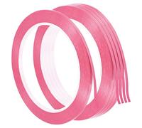PATIKIL Whiteboard Tape 3mm X 66m, 5 Pack Thin Dry Erase Tape for Graphic Chart Marking DIY Art, Pink