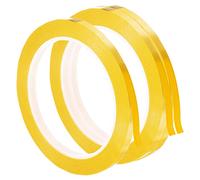 PATIKIL Whiteboard Tape 6mm X 66m, 3 Pack Thin Dry Erase Tape for Graphic Chart Marking DIY Art, Dark Yellow