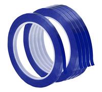 PATIKIL Whiteboard Tape 6mm X 66m, 5 Pack Thin Dry Erase Tape for Graphic Chart Marking DIY Art, Blue