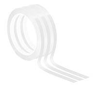 PATIKIL Whiteboard Tape 8mm X 66m, 3 Pack Thin Dry Erase Tape for Graphic Chart Marking DIY Art, White